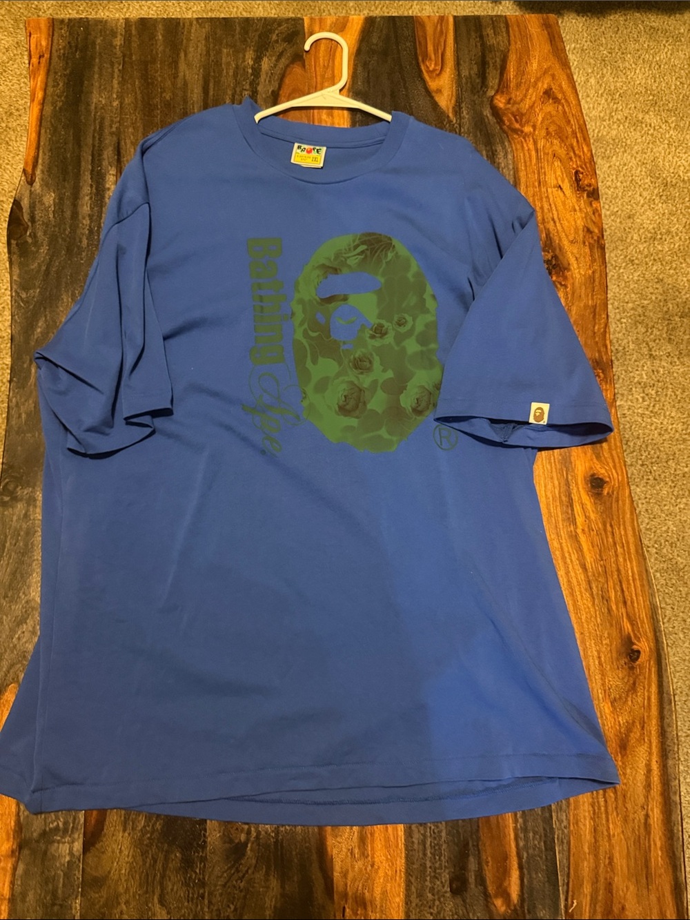 Bape Blue Graphic Tee